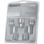 Mcgard - 4 vis 12x125 l235. 3 h17 plates - antivol de roues - tete pivotante - 26002sl