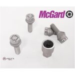 Mcgard - 4 vis - 12x125 - l30. 5 - h19 - conique - chrome - antivol de roues - 27169su