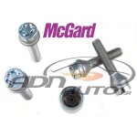 Mcgard - 4 vis - 12x125 - l49. 2 - h19 - conique - chrome - antivol de roues - 27180su Mcgard - 4 vis - 12x125 - l49. 2 - h19 - conique - chrome - antivol de roues - 27180su