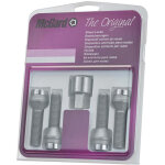 Mcgard - 4 vis - 12x125 - l49. 2 - h19 - conique - chrome - antivol de roues - 27180su