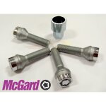 Mcgard - 4 vis - 12x150 - l42. 1 - h17 - conique - chrome - antivol de roues - 27013su