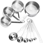 Measuring cups set, cuillere doseuse gramme set, r�gle de mesure?ensemble de mesure de cuisine en 10 ...