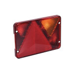 Cabochon lanterne droit de remorque ajba rl 80 - 6 fonctions - position, stop, clairage plaque, anti ...