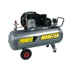 Mecafer compresseur 150 l 3hp bicylindre courroie 10 bars semi pro powermonster Mecafer compresseur 150 l 3hp bicylindre courroie 10 bars semi pro powermonster