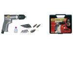 Mecafer - bmc perceuse et serreuse pneumatique avec 10 forets