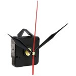 M�canisme horloge � pile, plastique, noire, 5, 5 x 3, 8 x 5, 5 cm