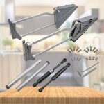 M�canisme d'ouverture pour porte basculante de cuisine avec amortisseur - lift - up 90� avec arr�t libre ...