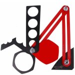 Mechanic - gabarit de m�canicien de gabarit de carrelage pour marquer et dessiner les trous et les d�coupes. ...