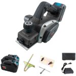 Mediawave store - ponceuse � batterie pour copeaux de bois 48v 15000tr / min double batterie