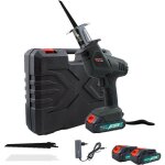 Mediawave store - scie alternative 48v, double batterie, 4 lames, coupe bois et métal. Mediawave store - scie alternative 48v, double batterie, 4 lames, coupe bois et métal.
