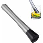 Mlangeur bton mlangeur btonnet vin outil acier inoxydable muddler 21cm pilon  cocktail en acier ...