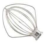 Mlangeur sur socle inclin pour fouet en fil d'acier inoxydable pour kitchenaid k45ww wp9704329 ksm150 ...