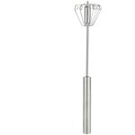 M�langeur d'ufs portatif � rotation semi - automatique, outil de cuisine en acier inoxydable, batteur ...
