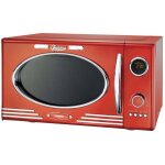 Melissa 16330129 micro - ondes chrome, rouge