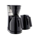 Melitta - machine a cafe - cafetiere electrique filtre easy therm ii 1050 w - 2eme verseuse - noir