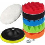 125mm / 5 inch ponge de polissage, polissage voiture ponge ponge et laine polissage cirage kits pads ...