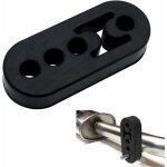 2 pièces support d'échappement en caoutchouc noir remplacement universel d'installation de bague avec ... 2 pièces support d'échappement en caoutchouc noir remplacement universel d'installation de bague avec ...