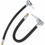 2 tuyau pompe gonflage pneu, 35cm gonfleur de valve tube � v�lo tuyau, adaptateur pneu voiture, en caoutchouc ...
