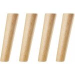 Memkey - 20cm bois couleur oblique tapered reliable bois armoires de meubles jambes canap� pieds avec ...