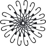 Memkey - 30 pi�ces tendeurs elastique avec crochets, 16cm elastiques sandows, sandow elastique pour fixation ...