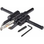 30mm  120mm cercle rglable cutter scie kit, foret pour cloison sche en bois scie coupe ronde, travail ...