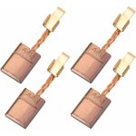 4pcs balais de charbon en cuivre brosse  charbon outil charbons pour perceuses pour makita cb - 440 ...