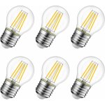 Memkey - 4w ampoule led filament e27 g45, equivalent  ampoule incandescence 40w, 470lm 2700k blanc chaud, ...