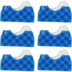 Lot de 6 filtres pour aspirateur samsung cup dj97 - 01040c sc43 sc44 sc45
