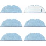 Lot de 6 serpillre de rechange pour aspirateur xiaomi roborock t7s t7s plus s7 chiffons de nettoyage ...