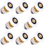 Memkey - 8 pices roulette porte coulissante douche 20mm en laiton roulette pour rouleau pour remplacement ...