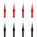 Memkey - 8pcs sonde de test, cordons de test multim�tre en acier inoxydable sondes de teste c�ble testeur ...