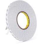 Adhesif double face, transparent 3m 9080 ruban adhsif double face puissant longueur 50 m, largeur 10 ...