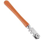 Coupe - verre professionnel � six roues de 130 mm - outil de kit de coupe artisanale avec poign�e en ...