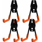 Crochets de garage, lot de 4 crochets de rangement pour garage crochets de suspension pour montage mural ...