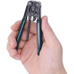 Memkey - d�nudeur � fibre optique, pince � d�nuder noire portative outils d'�lectricien pour c�ble �troitement ...