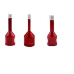 Memkey - forets diamant 3pcs 6mm / 8mm / 10mm brasé sous vide trépans avec filetage m14 pour perçage ... Memkey - forets diamant 3pcs 6mm / 8mm / 10mm brasé sous vide trépans avec filetage m14 pour perçage ...