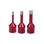 Forets diamant 3pcs 6mm / 8mm / 10mm bras sous vide trpans avec filetage m14 pour perage  sec en ...