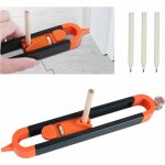 Jauge de contour avec serrure, outil de profil rgle de mesure du travail du bois outils de jauge de ...