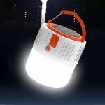 Lampe solaire rechargeable, lampe de poche de camping de poche extrieure, lampe de tente portable, banque ...