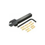 Mgehr 1212 - 2 porte - outil de rainurage 12x12x100mm avec inserts 10pcs mgmn200 Mgehr 1212 - 2 porte - outil de rainurage 12x12x100mm avec inserts 10pcs mgmn200