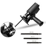 Perceuse lectrique scie lectrique modifie, scie alternative sabre domestique power to jig outil de ...