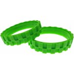 Pneus verts. roues pour irobot roomba srie 500, 600, 700, 800 et 900 (pack 2 units) , grande adhrence ...