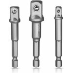 S&r adaptateurs porte douilles sur perceuse visseuse clés à choc. lot de 3 adaptateur mandrin pans carré ... S&r adaptateurs porte douilles sur perceuse visseuse clés à choc. lot de 3 adaptateur mandrin pans carré ...