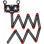 Memkey - rgle de mesure multi - angle avec trou de positionnement, gabarit de mesure en alliage d'aluminium ...