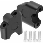 Riser de guidon, 2 pices 22mm universel moto poigne de barre de guidon pince de guidon arrire dplacer ...