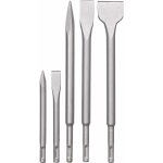 Sds - plus jeu de burins marteau, jeu de 5 burins pour la pierre et le bton dans un coffret en plastique ...