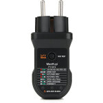 Memkey - testeur de prise, testeur de prise lectrique rcd avanc dtecteur de polarit de circuit lectrique ...