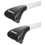Barres de toit volkswagen passat break (09 / 05 - 09 / 10) menabo ariete alu