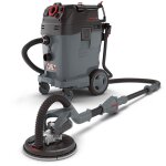 Ponceuse girafe lhs 225 & aspirateur de scurit vcm 550 pro, avec kit d'abrasifs - menzer