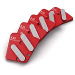 Segments de ponage diamant, g20, sol moyen (5 pices) pour la monobrosse menzer esm 406